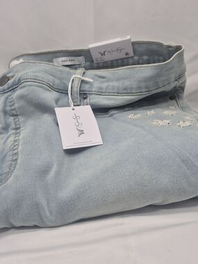 Light Wash Ankle Flare Jeans - Jessica Simpson